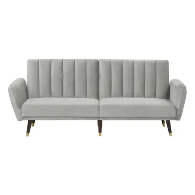 Sofa Bed VIMMERBY Light Grey Velvet