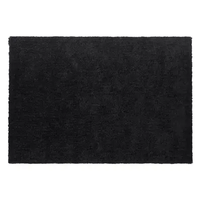 Shaggy Area Rug x cm Black DEMRE