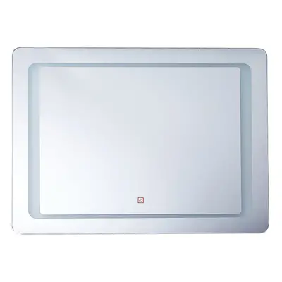 LED Bathroom Mirror WASSY cm cm Silver