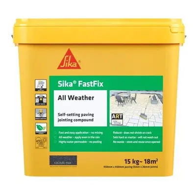 Sika Fastfix All Weather Jointing Compound Flint 15kg [SKFFIXFLT16]