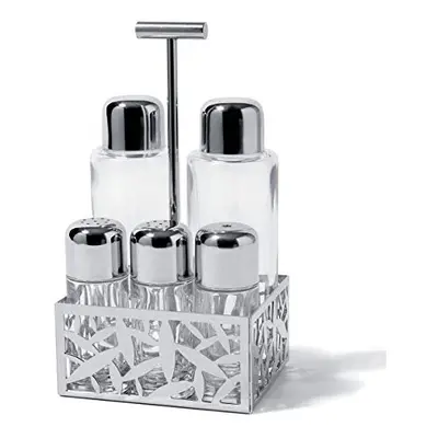 Alessi Cactus! Condiment Set (MSA16), Silver