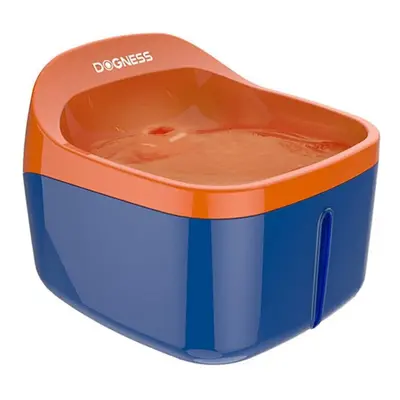 (Blue orange) 2L Autoxic Dog Water Dispenser Multiple Filteration Pet Water Fountain with Silent