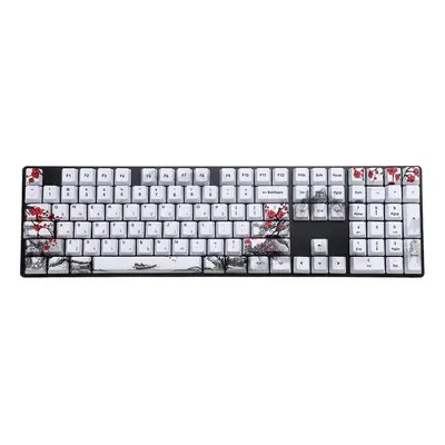 110 Keys Keycap Set OEM Profile PBT Sublimation Keycaps for Mechanical Keyboards