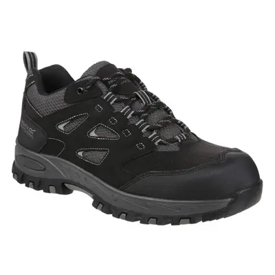 (6 UK, Black/Granite) Regatta Mens Mudstone Safety Trainers