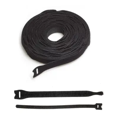 (13x200mm, 750) VELCROÂ® Brand Cable Ties One Wrap Double Sided Straps Black