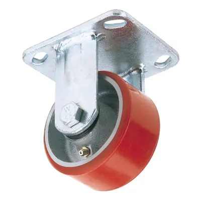 Fixed Plate Fixing Heavy Duty Polyurethane Wheel, 200mm Diameter, S.W.L. 500kg