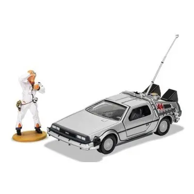 Corgi Back To The Future Delorean And Doc Brown Figure - 1:36