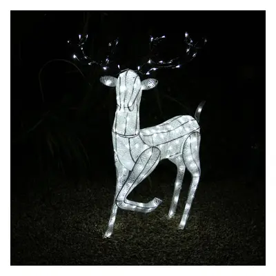 (Stag Reindeer) Outdoor Light Up Reindeer Christmas LED Decoration