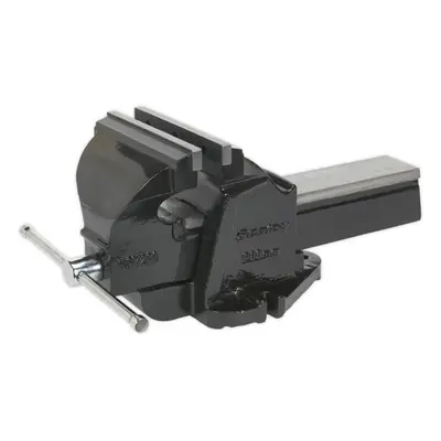 200mm Bench Mountable Mechanics Vice - 200mm Jaw Opening - Fixed Base