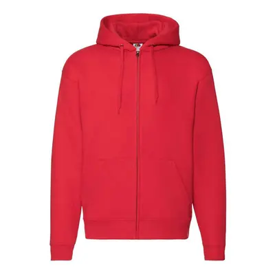 (M, Red) Fruit of the Loom Unisex Adult Premium Full Zip Hoodie