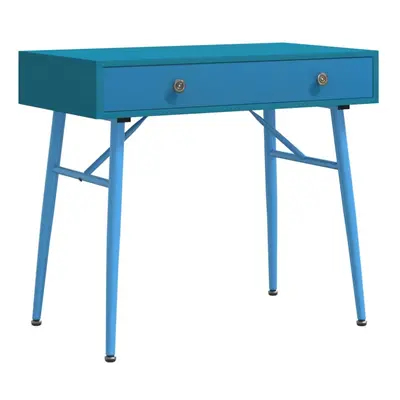 vidaXL Computer Desk with Drawer Writing Table Standing Desk Antique Green