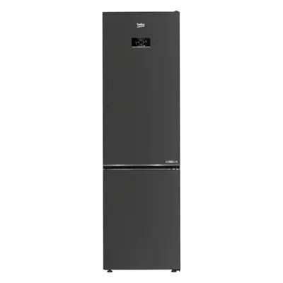 Beko 70/30 Frost Free Fridge Freezer - Black Steel - C Rated