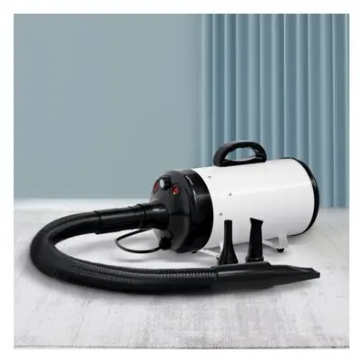 (White) Pet Blowing Machine 2200W Low Noise Wam Wind Household Cat & Dog Fast Hair Dryer