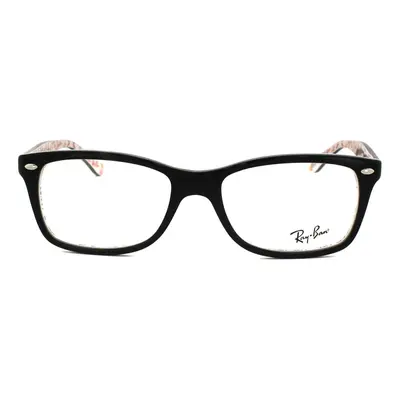 Ray-Ban Glasses Frames 5014 Top Black On Texture White 53mm