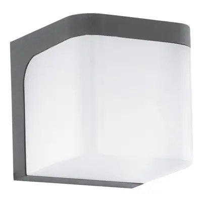 IP44 Outdoor Wall Light Anthracite Cast Aluminium 6W Built in LED Lamp