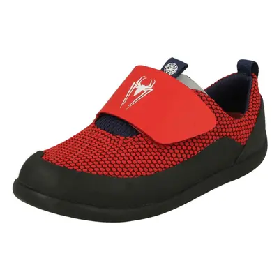 (UK 5.5 Infant, Red) Boys Clarks Marvel Detailed Shoes Play Power - F Fit