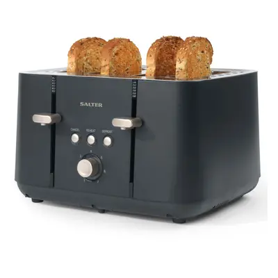 EK5565BGRY 4-Slice Toaster- Marino Modern Finish, Removable Crumb Tray Included, Levels of Varia