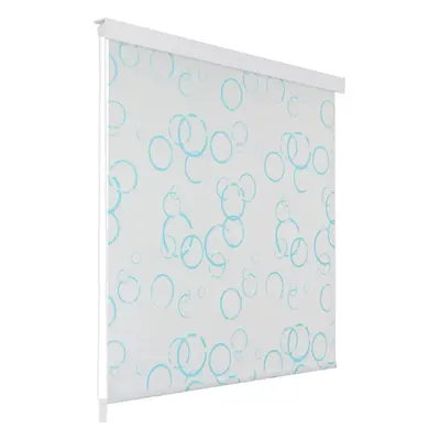 vidaXL Shower Curtain Roller Blind 120x240cm Bubble Bathroom Divider Panel