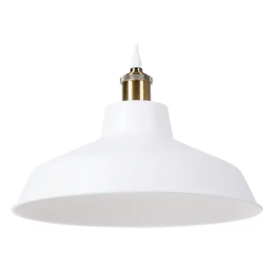 Pendant Lamp PECHORA Metal White