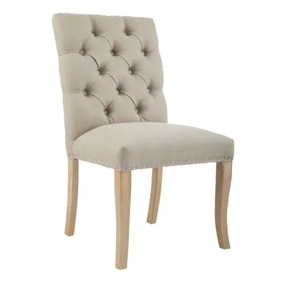 Premier Housewares Dining Chair Button Tufted Bedroom Chairs Rubberwood Chairs For Bedroom Livin