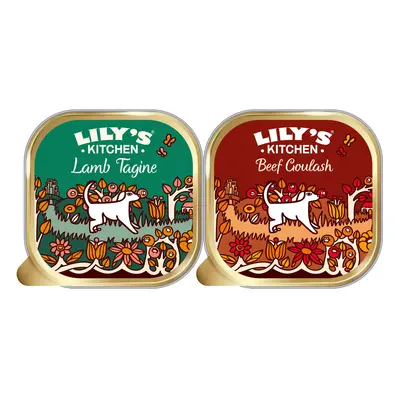 Lily?s Kitchen Dog Food Wet Trays - x 150g Multipack - Made with Natural Ingredients - x Beef Go