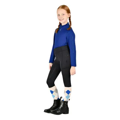 (10 Years, Black) Dublin Childrens/Kids Everyday Horse Riding Tights