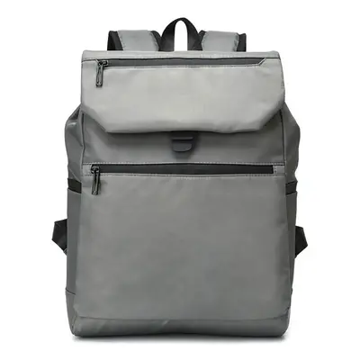 (Grey) inch Laptop Backpack Waterproof Nylon Travel School Bagpack For Laptop Tablet Books