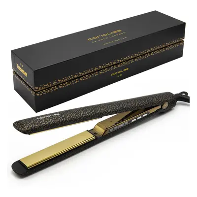 Corioliss C3 Hair Straightener for Women Professional Titanium Plates Flat Iron UK Plug (Leopard