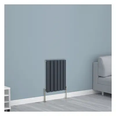 (600x408mm Double, Anthracite) NRG Horizontal Vertical Flat Panel Designer Radiator Central Heat