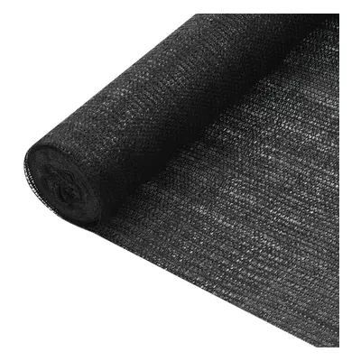 vidaXL Privacy Net Black 3.6x25 m HDPE g/mÂ² Garden Balcony Screen Windbreak