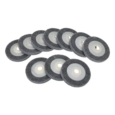 10pcs 100x12x16mm Angle Grinder Fiber Nylon Buffing Polishing Wheel Angle Grinding Sanding Disc