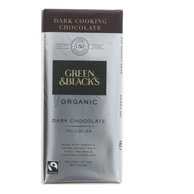 Green & Blacks Dark Cooking Chocolate-Organic 150g ( pack of )