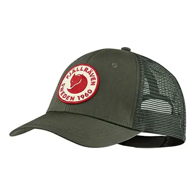 Fjallraven 1960 Logo L?ngtradarkeps Hat unisex-adult Deep Forest L/XL