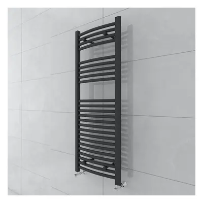 Fjord x 450mm Curved Grey Towel Radiator