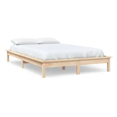 (brown, x cm) vidaXL Solid Wood Pine Bed Frame Wooden Bedstead Bed Base Multi Colours/Sizes