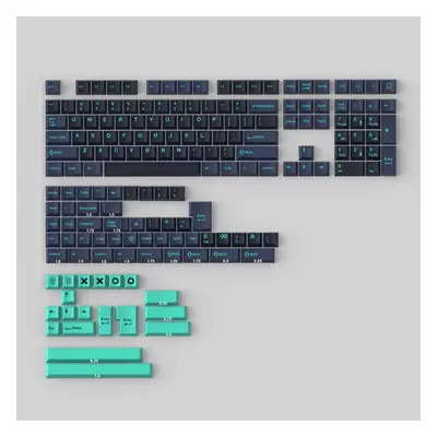 (Black) Keys Ocean ABS Keycap Set Cherry Profile Two Color Molding Custom Keycaps for Mechanical