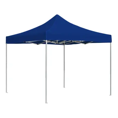 Garden Furniture Set Professional Folding Party Tent Aluminium 3x3 m Blue