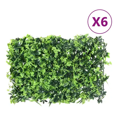 vidaXL Artificial Leaf Fence Garden Privacy Fence ScreenÃÂ pcs Green 40x60 cm