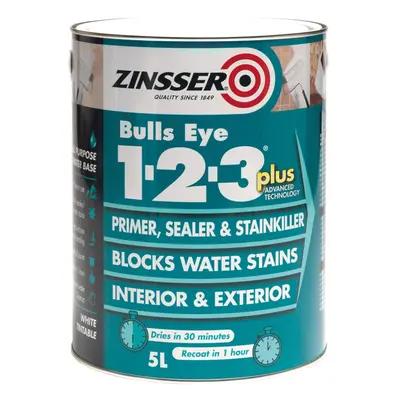 Zinsser ZINBE123P1L Litre Bulls Eye Plus Primer/Sealer Paint