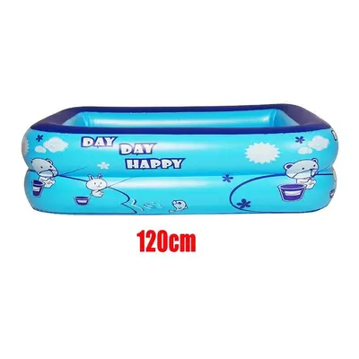 (150cm) 1.2/1.3/1.5M Large Inflatable Anti-slip Swimming Pool Outdoor Children Paddling Bathtub