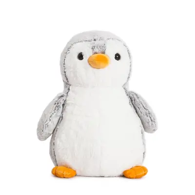 11" Pompom Penguin Soft Toy - 11inch Plush Cuddly Aurora New Teddy - penguin pompom 11inch plush