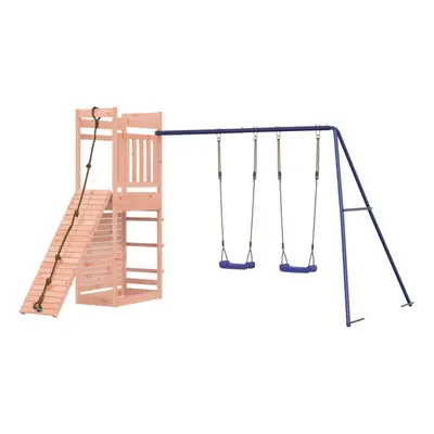 (solid douglas wood) vidaXL Outdoor Playset Garden Playhouse Play Tower Set Impregnated Wood Pin