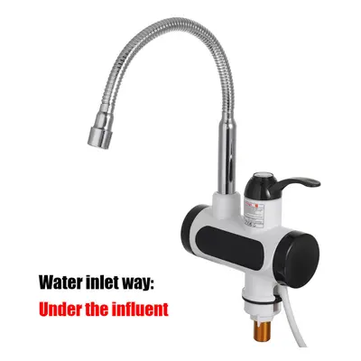 (Under the influent) 3000W Electric Faucet Tap Instant Hot Water Digital Heater Home Bathroom Ki