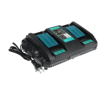 (EU Plug) 18-14V Battery Charger For Makita USB Charger Fast Rapid Dual Twin Port