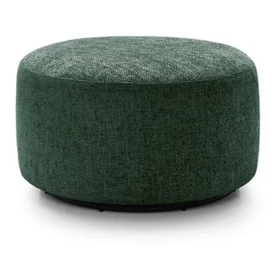 (Jungle Green) Ingrid Chenille Swivel Footstool