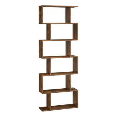 VASAGLE Wooden Bookcase, Cube Display Shelf and Room Divider, Freestanding Decorative Storage Sh