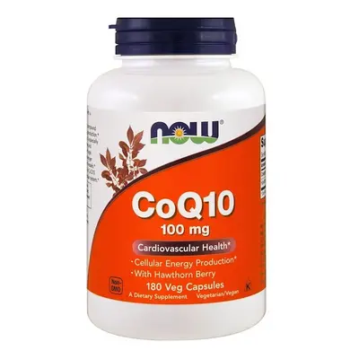 Now Foods, CoQ10, With Hawthorn Berry, mg, Veggie Capsules