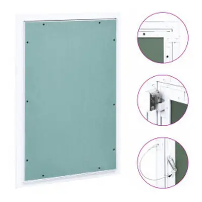 vidaXL Access Panel with Aluminium Frame and Plasterboard 400x600 mm Hatch