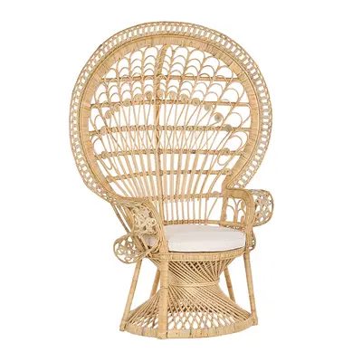 Peacock Chair EMMANUELLE Rattan Natural