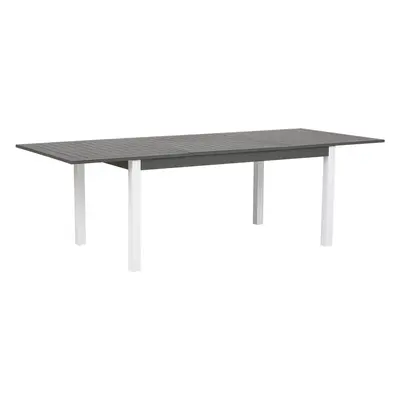 Garden Table Metal Grey PANCOLE